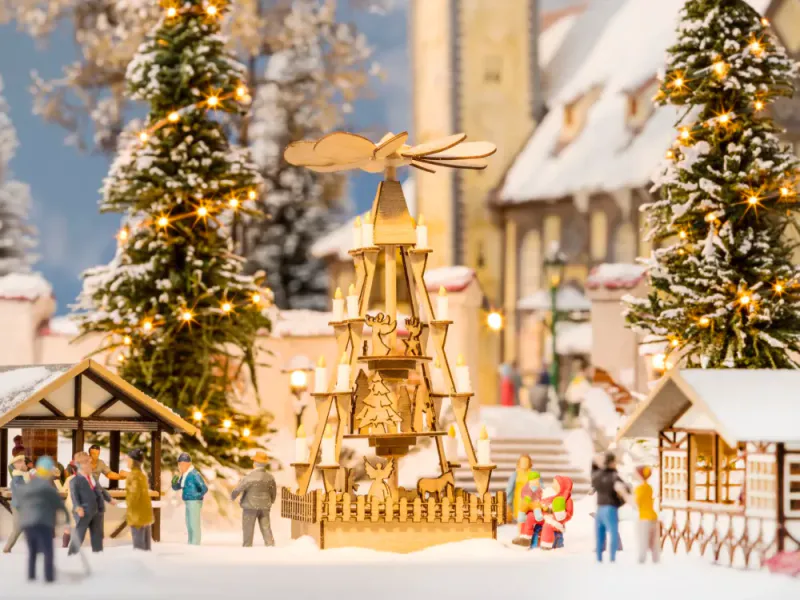 Julemarked pyramide